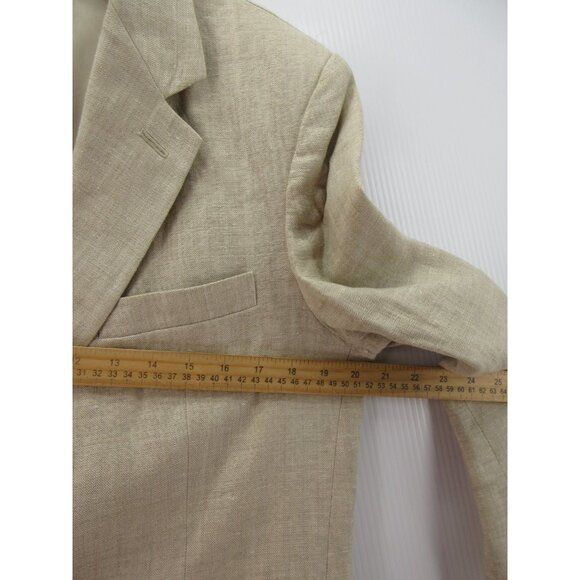 VINTAGE Gap Sport Coat Small Blazer Linen 90s Field Classic Jacket * - Picture 5 of 13